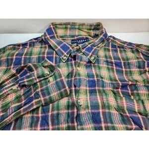 Ivy Crew Classics Mens XL Plaid Long Sleeve Button‎ Down Shirt